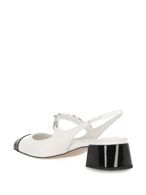 white and black pump Miu Miu | 5I045EF-03506EF0964